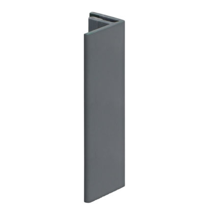 Eindprofiel 17mm Keralit - Dustgrey - Pure (mat/effen)