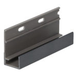 Omrandingprof. met ontwatering Keralit - Antraciet - Classic (met houtnerf)