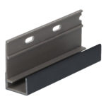 Omrandingprof. met ontwatering Keralit - Zwartgrijs - Classic (met houtnerf)