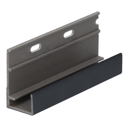 Omrandingprof. met ontwatering Keralit - Zwartgrijs - Classic (met houtnerf)