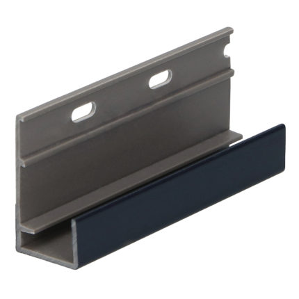 Omrandingprof. met ontwatering Keralit - Staalblauw - Classic (met houtnerf)