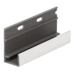 Omrandingprof. met ontwatering Keralit - Wit - Classic (met houtnerf)