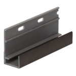 Omrandingprof. met ontwatering Keralit - Donkerbruin - Classic (met houtnerf)