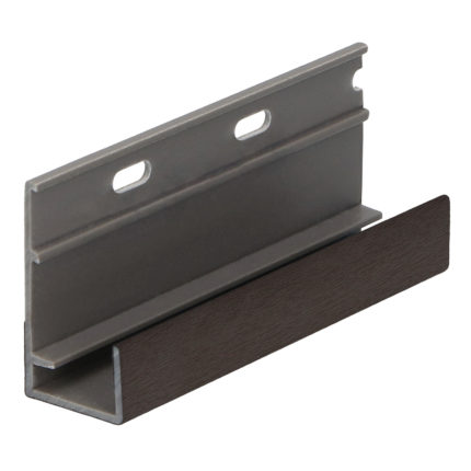 Omrandingprof. met ontwatering Keralit - Donkerbruin - Classic (met houtnerf)