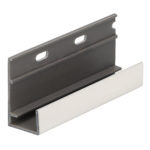 Omrandingprof. met ontwatering Keralit - Snowwhite - Pure (mat/effen)