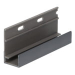 Omrandingprof. met ontwatering Keralit - Dustgrey - Pure (mat/effen)