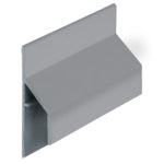 Trim/kraal aansluitprofiel 17mm Keralit - Grijs - Classic (met houtnerf)