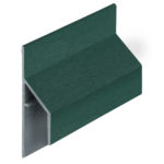 Trim/kraal aansluitprofiel 17mm Keralit - Mosgroen - Classic (met houtnerf)