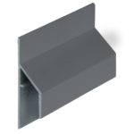 Trim/kraal aansluitprofiel 17mm Keralit - Basaltgrijs - Classic (met houtnerf)