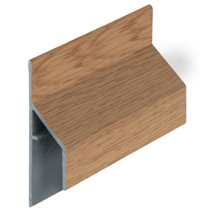 Trim/kraal aansluitprofiel 17mm Keralit - Licht eiken - Classic (met houtnerf)