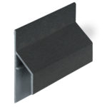 Trim/kraal aansluitprofiel 17mm Keralit - Monumentengroen - Classic (met houtnerf)