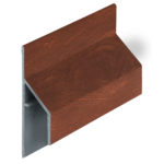 Trim/kraal aansluitprofiel 17mm Keralit - Golden oak - Classic (met houtnerf)