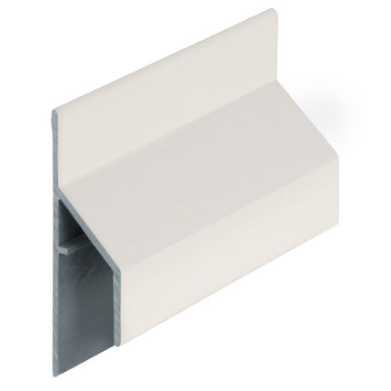 Trim/kraal aansluitprofiel 17mm Keralit - Snowwhite - Pure (mat/effen)