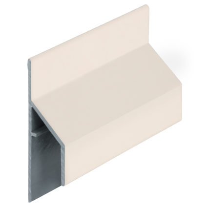 Trim/kraal aansluitprofiel 17mm Keralit - Sandcream - Pure (mat/effen)