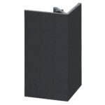 Uitw. rechthoekprofiel Keralit 46x46mm - Zwartgrijs - Classic (met houtnerf)