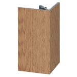 Uitw. rechthoekprofiel Keralit 46x46mm - Licht eiken - Classic (met houtnerf)