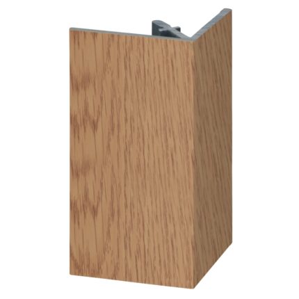 Uitw. rechthoekprofiel Keralit 46x46mm - Licht eiken - Classic (met houtnerf)