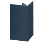 Uitw. rechthoekprofiel Keralit 46x46mm - Staalblauw - Classic (met houtnerf)