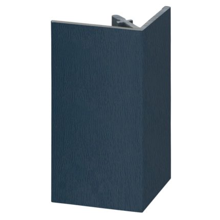 Uitw. rechthoekprofiel Keralit 46x46mm - Staalblauw - Classic (met houtnerf)