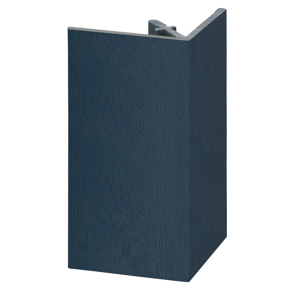 FM1656BI3498_28123440_SZ1 Uitw. rechthoekprofiel Keralit 46x46mm - Staalblauw - Classic (met houtnerf)