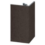 Uitw. rechthoekprofiel Keralit 46x46mm - Donkerbruin - Classic (met houtnerf)