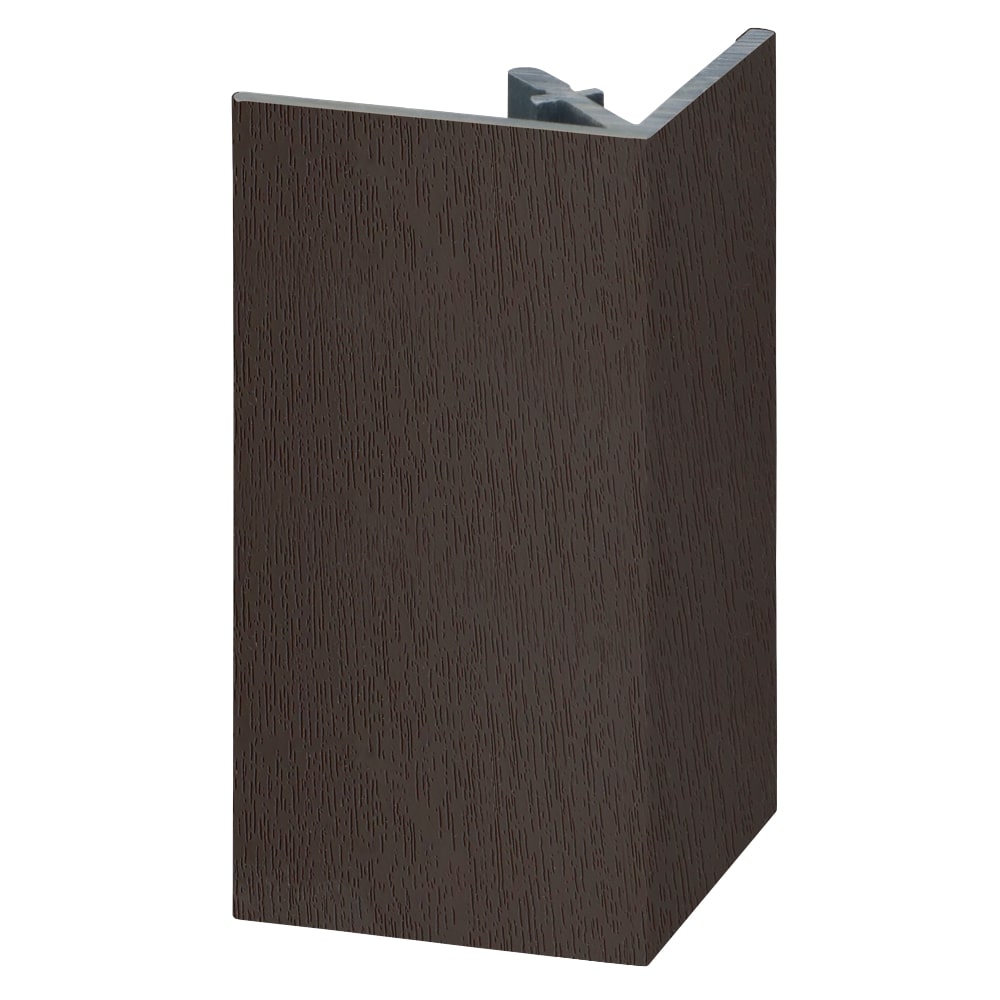 FM1661BI3503_28125140_SZ1 Uitw. rechthoekprofiel Keralit 46x46mm - Donkerbruin - Classic (met houtnerf)