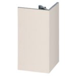 Uitw. rechthoekprofiel Keralit 46x46mm - Crème - Classic (met houtnerf)