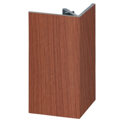 Uitw. rechthoekprofiel Keralit 46x46mm - Californian Redwood - Classic (met houtnerf)