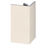 Uitw. rechthoekprofiel Keralit 46x46mm - Sandcream - Pure (mat/effen)