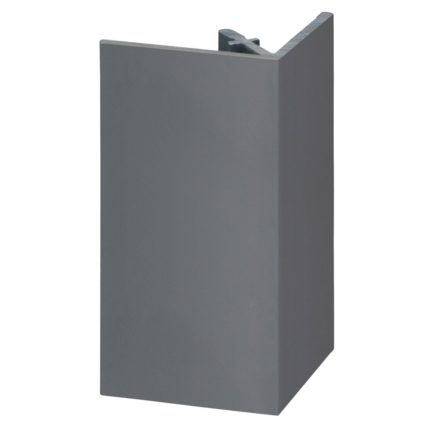 Uitw. rechthoekprofiel Keralit 46x46mm - Dustgrey - Pure (mat/effen)