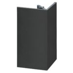 Uitw. rechthoekprofiel Keralit 46x46mm - Nightblack - Pure (mat/effen)