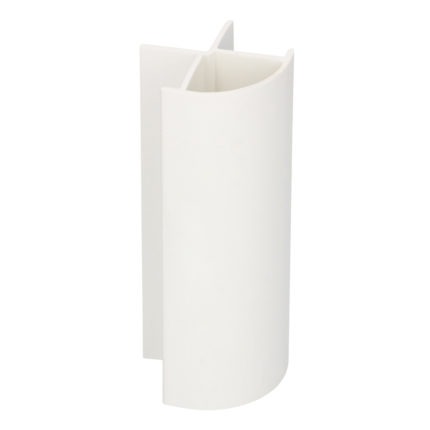 Softline hoekverbindingprofiel 18/19mm - Wit