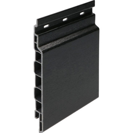 Keralit sponningdeel 143mm - Zwart - Classic (met houtnerf)