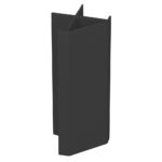 Facet hoekverbindingprofiel 18mm - Zwart