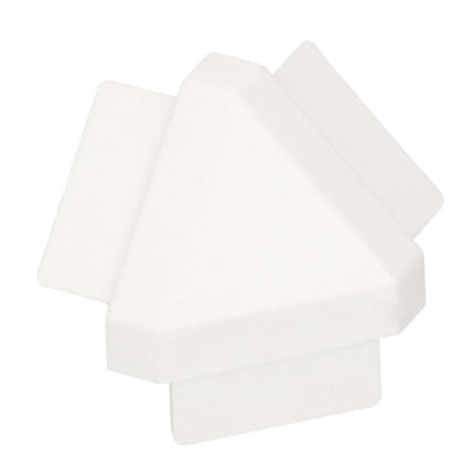 Facet hoekstuk universeel - Wit