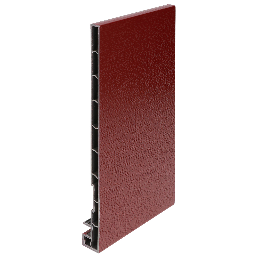 Keralit dakrandpaneel 200mm - Wijnrood - Classic (met houtnerf)
