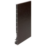 Keralit dakrandpaneel 200mm - Donkerbruin - Classic (met houtnerf)