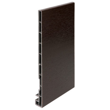 Keralit dakrandpaneel 200mm - Donkerbruin - Classic (met houtnerf)