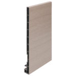 Keralit dakrandpaneel 200mm - Vergrijsd ceder - Classic (met houtnerf)