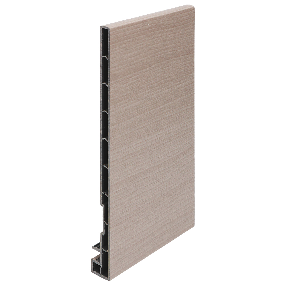 Keralit dakrandpaneel 200mm - Vergrijsd ceder - Classic (met houtnerf)