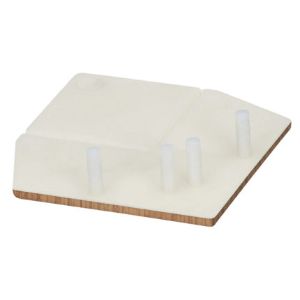 Eindkap uitw.rechthoekverb.prof.Keralit - Licht eiken - Classic (met houtnerf)