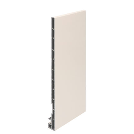 Keralit dakrandpaneel 250mm - Crème - Classic (met houtnerf)