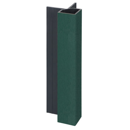Keralit uitwendig hoekprofiel 32x32mm - Mosgroen - Classic (met houtnerf)