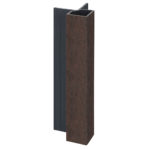 Keralit uitwendig hoekprofiel 32x32mm - Donker eiken - Classic (met houtnerf)