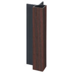 Keralit uitwendig hoekprofiel 32x32mm - Mahonie - Classic (met houtnerf)