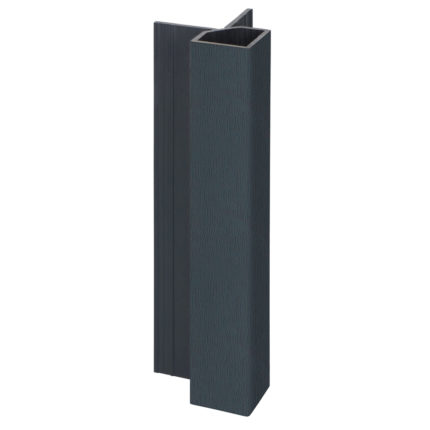 Keralit uitwendig hoekprofiel 32x32mm - Monumentenblauw - Classic (met houtnerf)