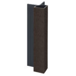 Keralit uitwendig hoekprofiel 32x32mm - Donkerbruin - Classic (met houtnerf)