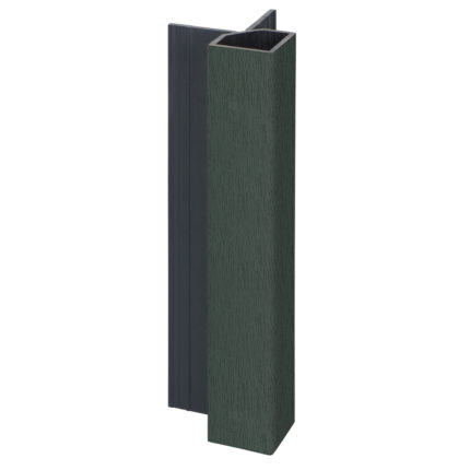 Keralit uitwendig hoekprofiel 32x32mm - Donkergroen - Classic (met houtnerf)