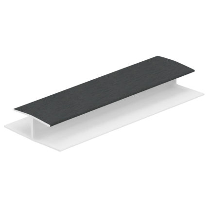 H-verbindingprofiel 10mm - Monumentengroen - Classic (met houtnerf)