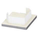 Keralit eindkap voor 2827/2828 - Grijs - Classic (met houtnerf)